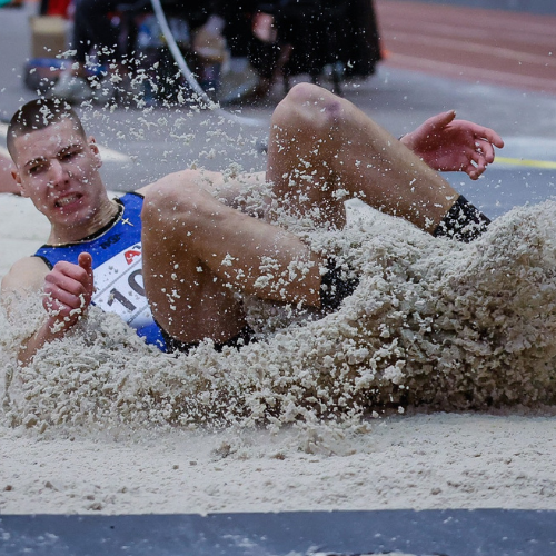 Bozhidar Saraboyukov won the tournament in Belgrade in the long jump discipline
