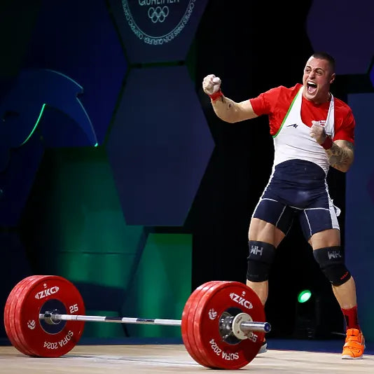 Carlos Nasar won the European weightlifting title