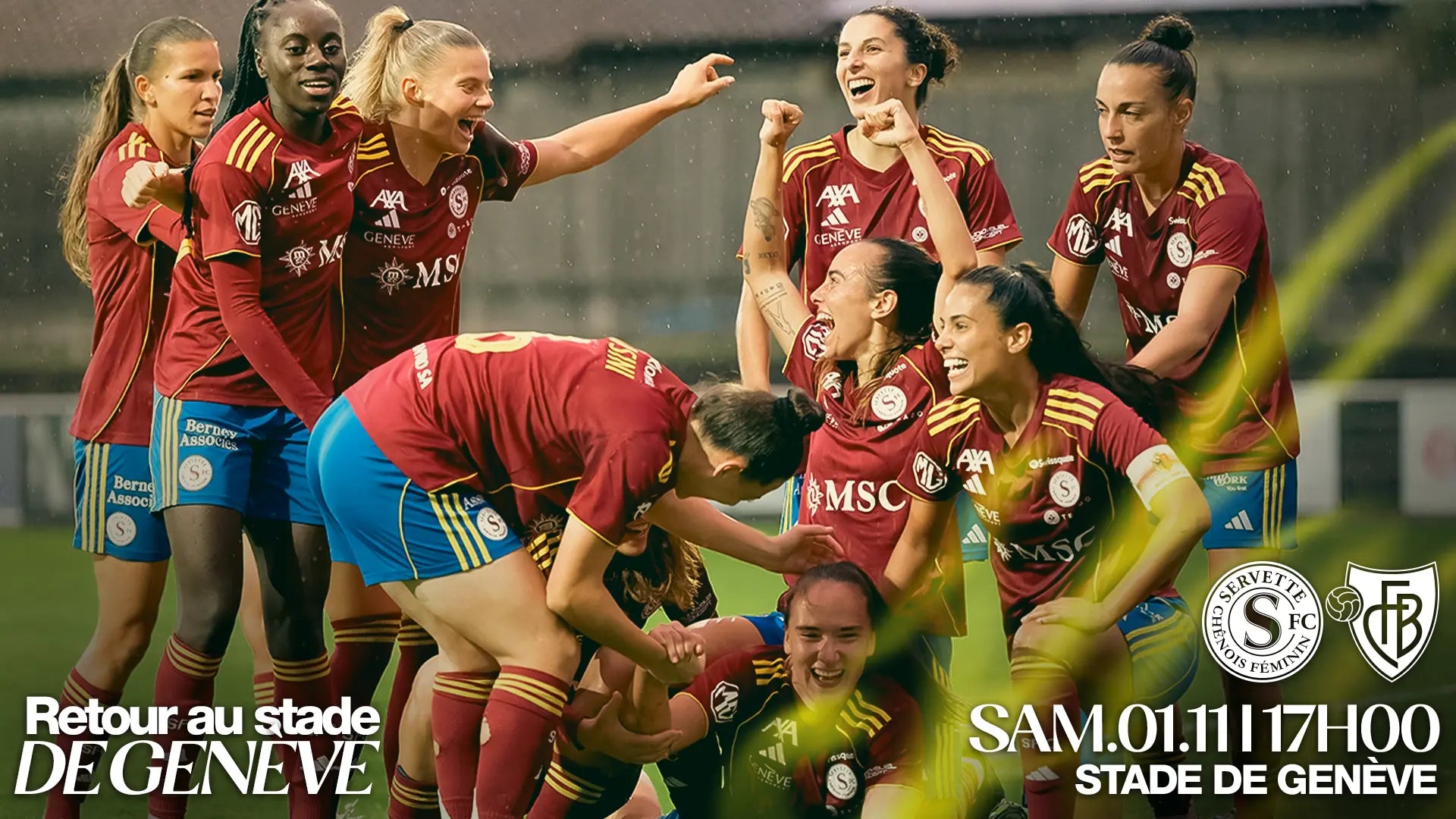 THE SERVETTE WOMEN RETURN TO THE STADE DE GENÈVE!