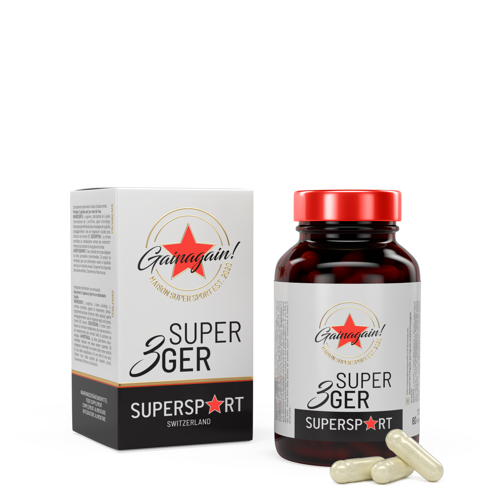 SUPER 3GER / 60 CAPS.