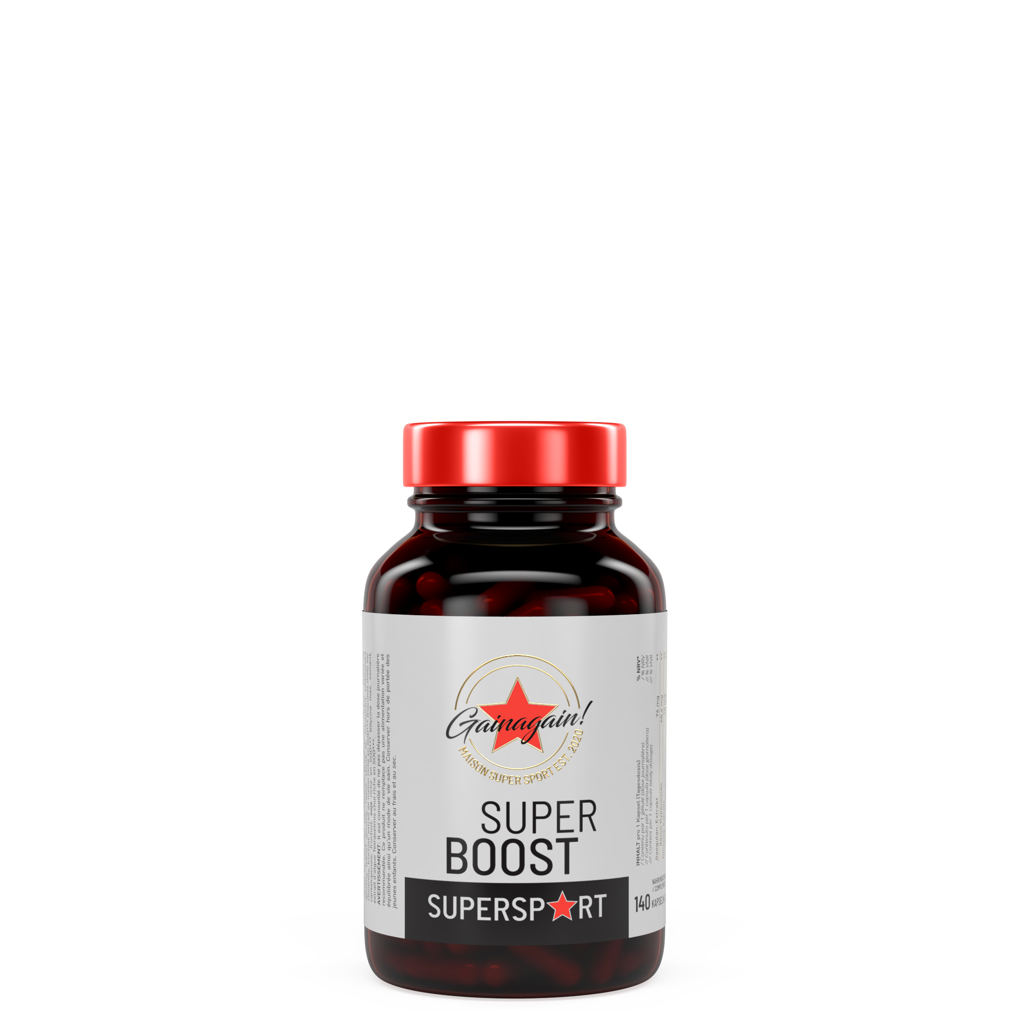 SUPER BOOST / 140 CAPS.