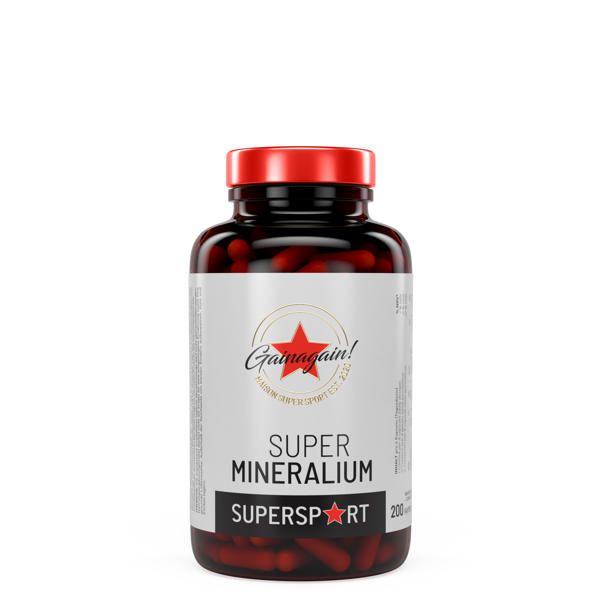 SUPER MINERALIUM / 200 CAPS.
