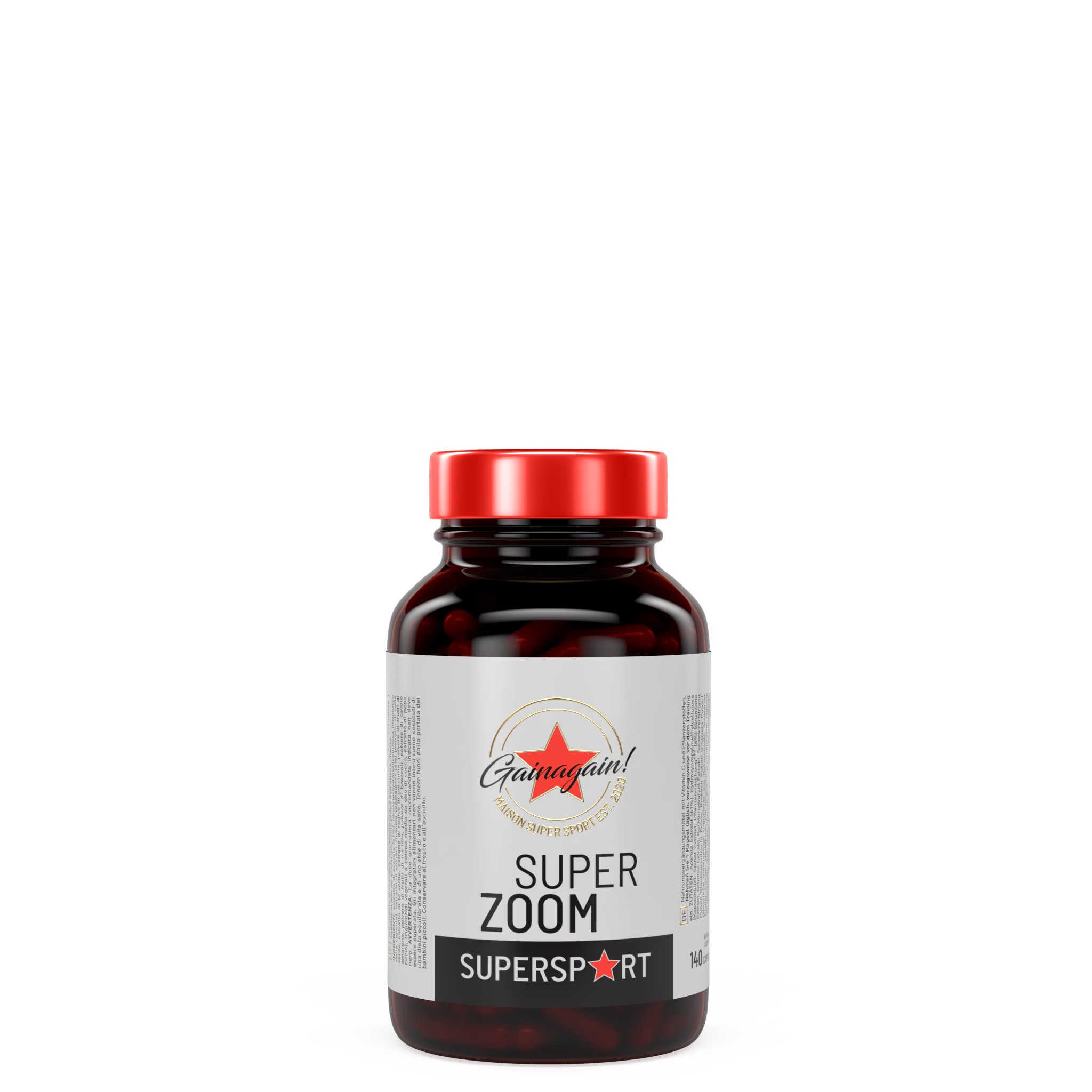 SUPER ZOOM / 140 CAPS.