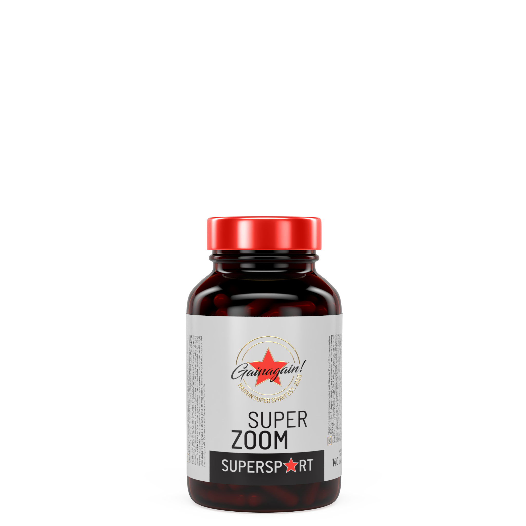 SUPER ZOOM / 140 CAPS.